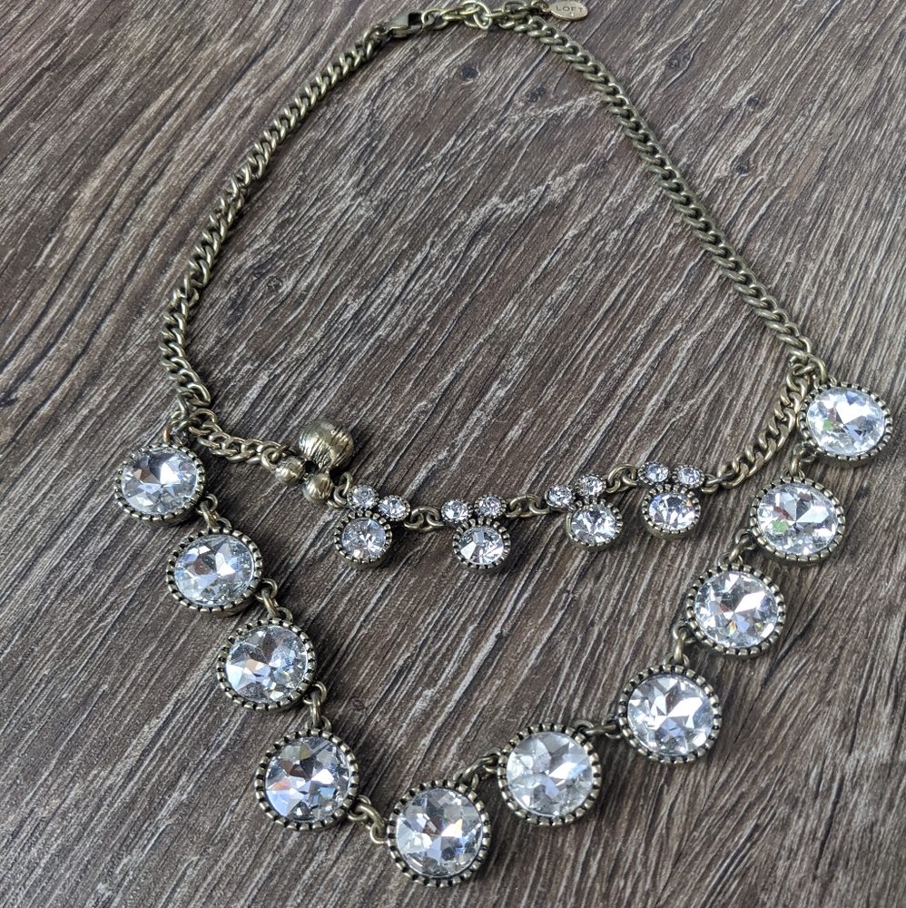 Fashion necklace statement jewelry by Loft